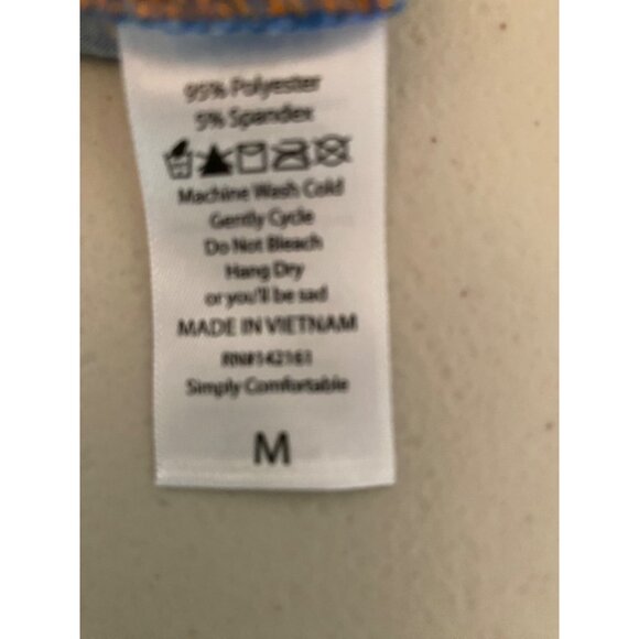 ready LulaRoe Dress Short Sleeve Blue w/ Orange Floral Pattern Medium - Picture 4 of 8